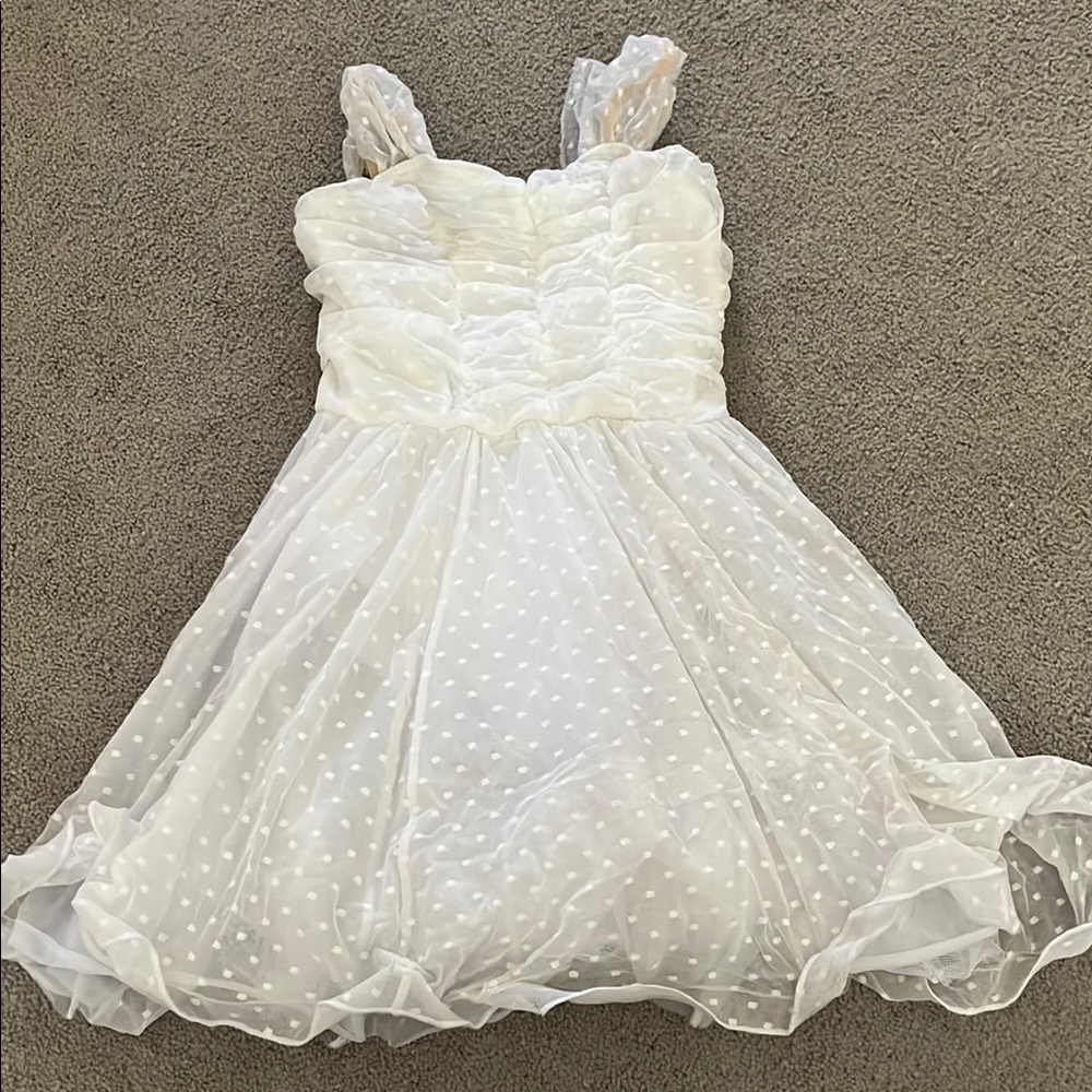 Weissman child large white dance costume.